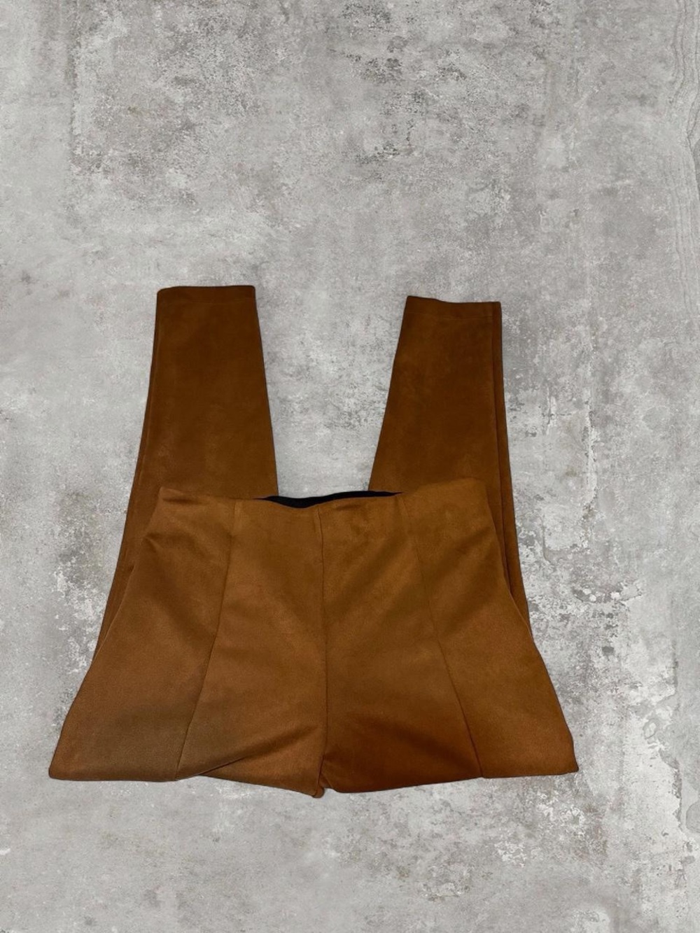 LOFT Chestnut Brown Tailored Straight-Leg Pants